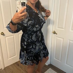 Taylor Dresses Women's Floral Print Chiffon Dress Size 14